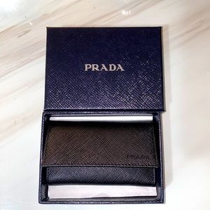 BRAND NEW PRADA Saffiano Leather key holder